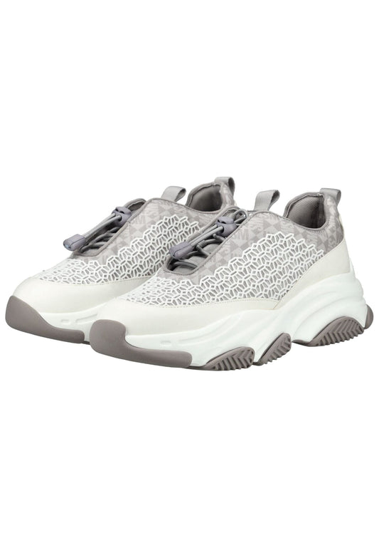 Steve Madden Sneaker Lederimitat/Textil Weiß/Grau