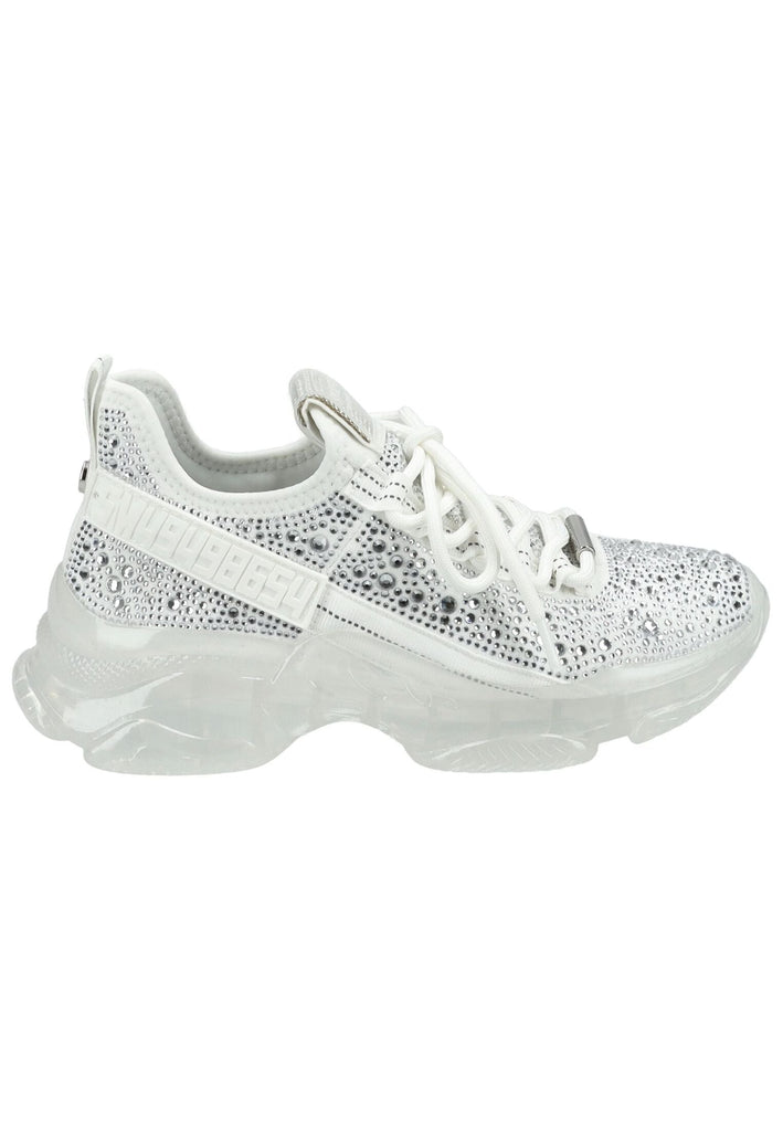 Steve Madden Sneaker Lederimitat/Textil Weiß Kombi