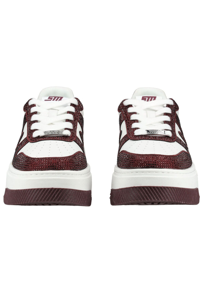 Steve Madden Sneaker Lederimitat/Textil Weiß/Rot