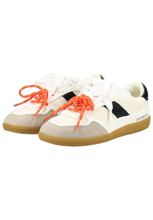 Steve Madden Sneaker Lederimitat Weiß/Schwarz