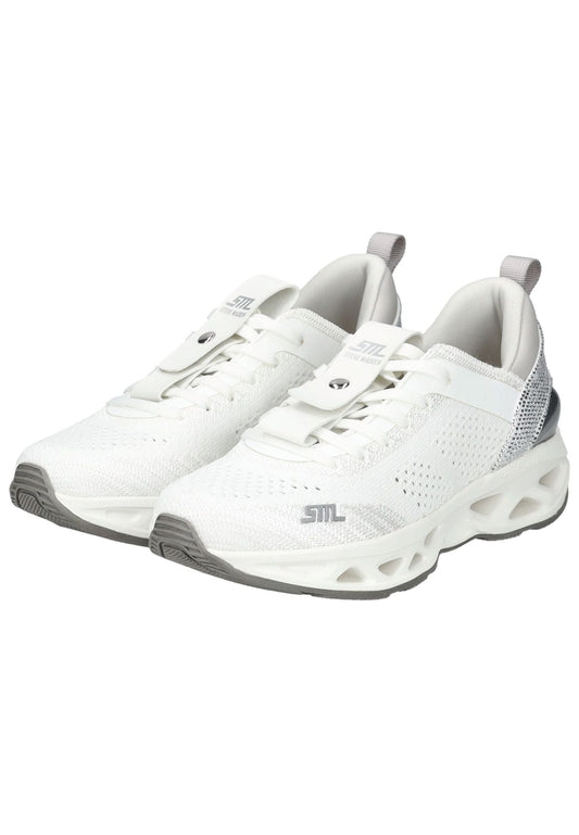 Steve Madden Sneaker Mesh Weiß/Silber