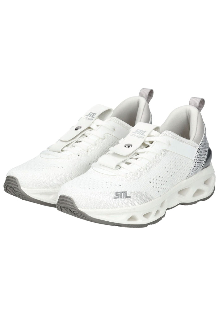 Steve Madden Sneaker Mesh Weiß/Silber