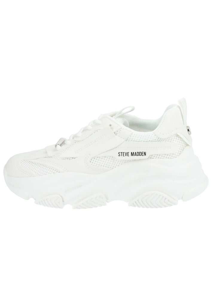 Sneaker Steve Madden Sneaker Lederimitat/Mesh Weiß/Weiß