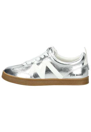 Sneaker Steve Madden Sneaker Lederimitat Silber