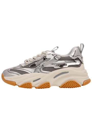 Sneaker Steve Madden Sneaker Lederimitat/Textil Silber