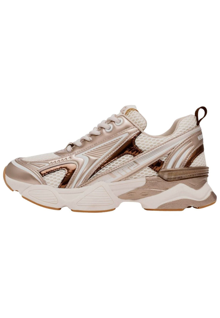 Sneaker Steve Madden Sneaker Lederimitat/Textil Weiß/Gold