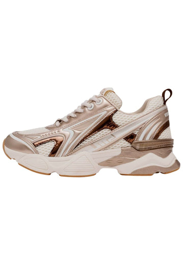 Sneaker Steve Madden Sneaker Lederimitat/Textil Weiß/Gold