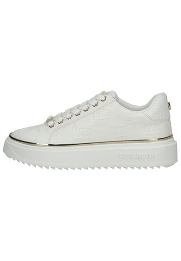 Sneaker Steve Madden Sneaker Lederimitat Weiß/Gold