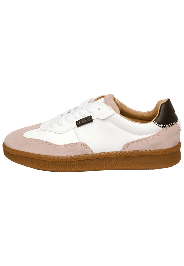 Sneaker Steve Madden Sneaker Veloursleder Weiß/Schwarz