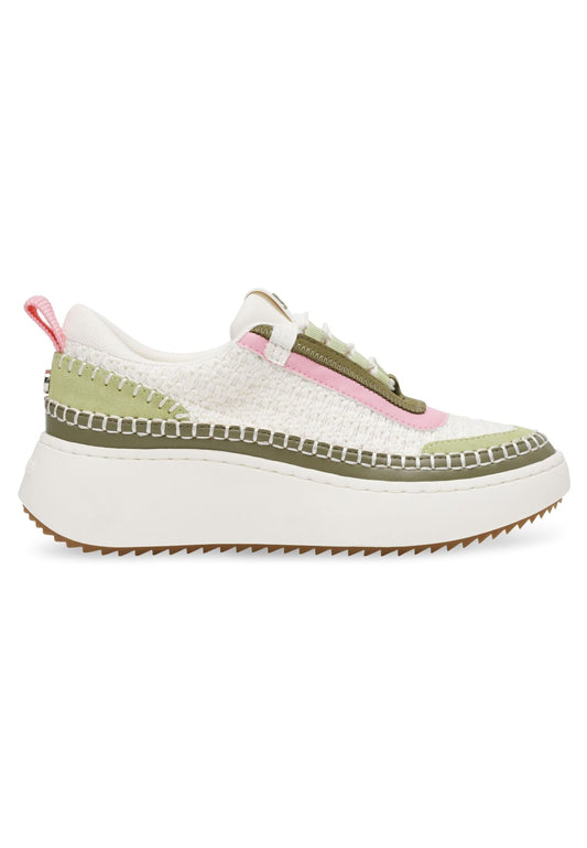 Steve Madden Sneaker Synthetik/Textil Weiß/Grün