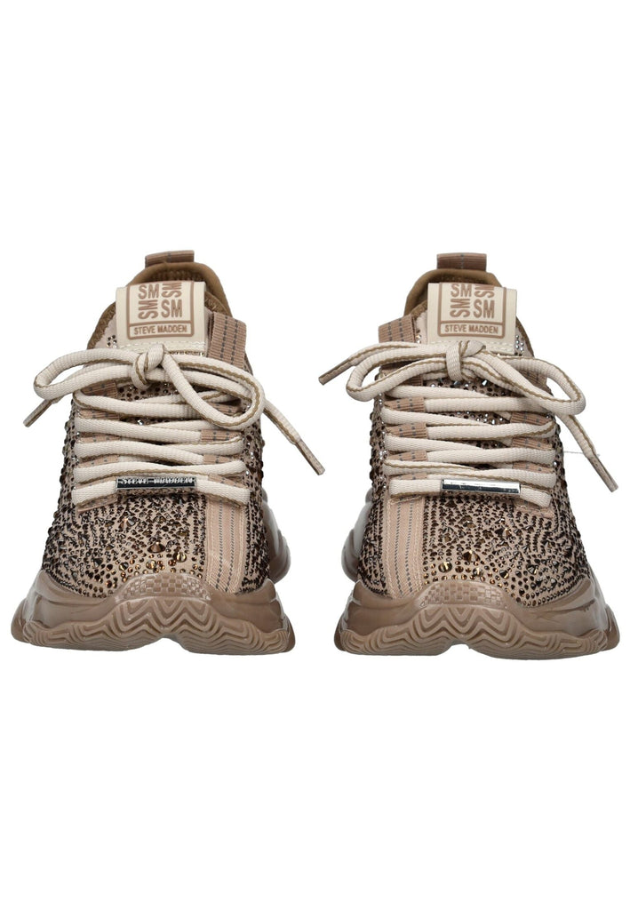 Steve Madden Sneaker Textil Beige/Gold