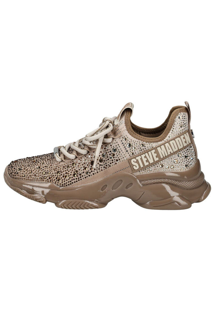 Steve Madden Sneaker Textil Beige/Gold