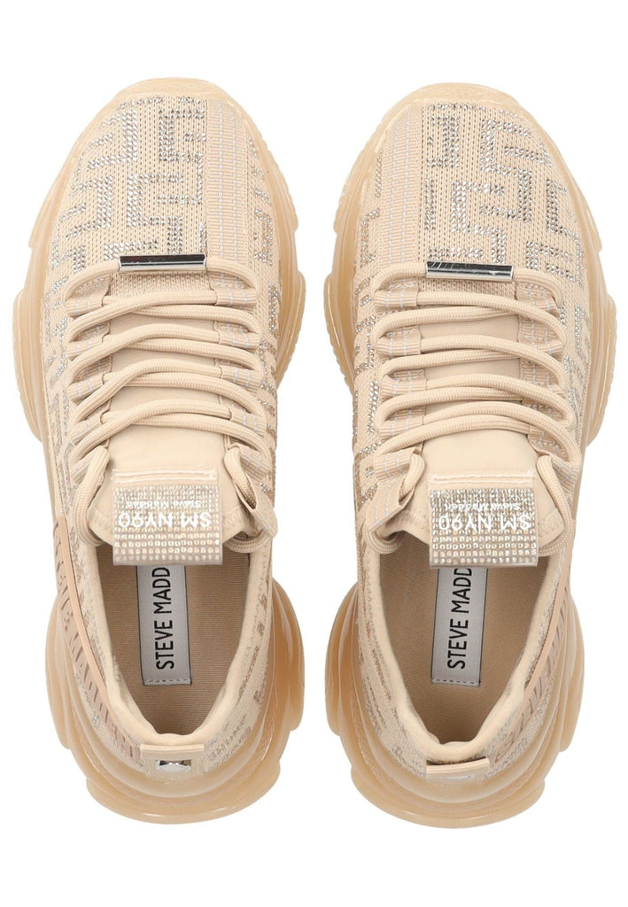 Steve Madden Sneaker Textil Beige/Rosa