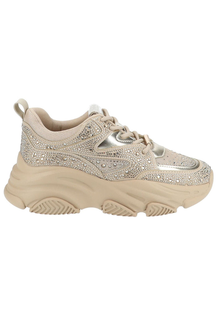 Steve Madden Sneaker Textil Beige/Rosa