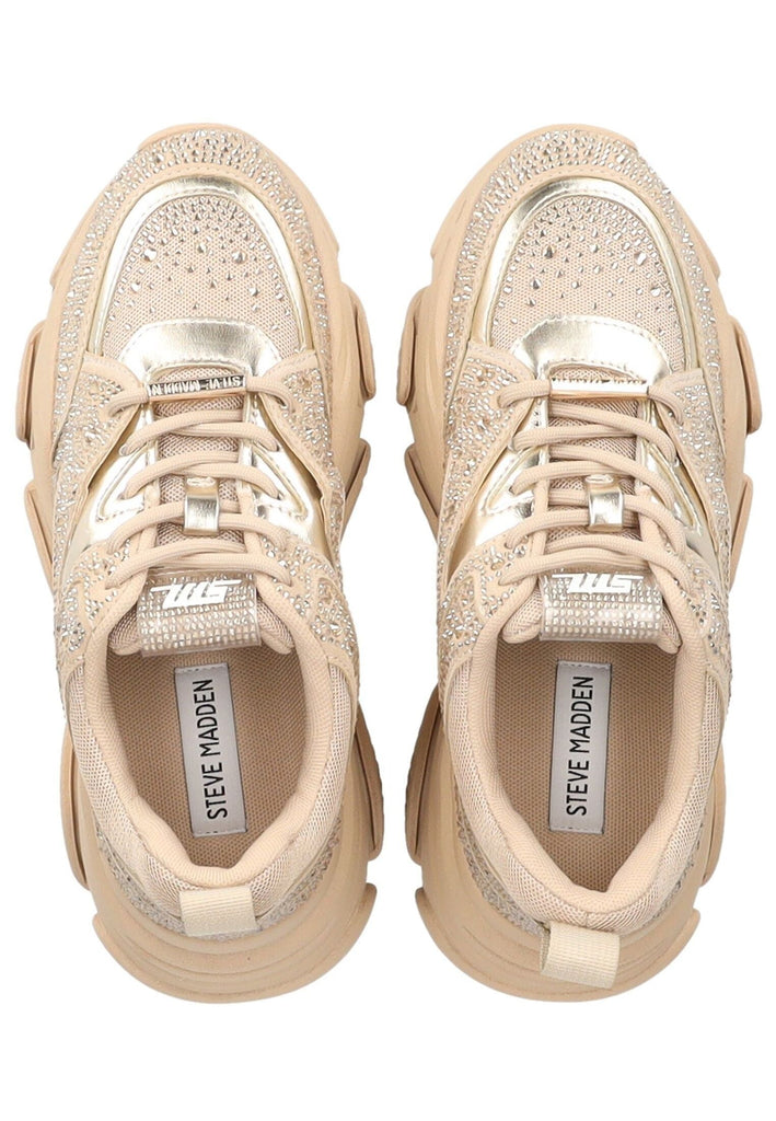 Steve Madden Sneaker Textil Beige/Rosa