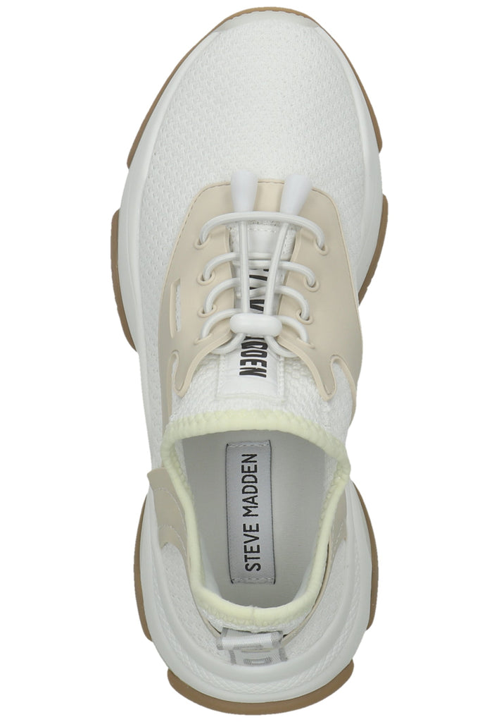 Steve Madden Sneaker Textil Beige/Weiß