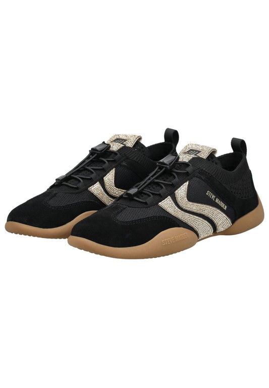 Steve Madden Sneaker Textil Schwarz/Gold