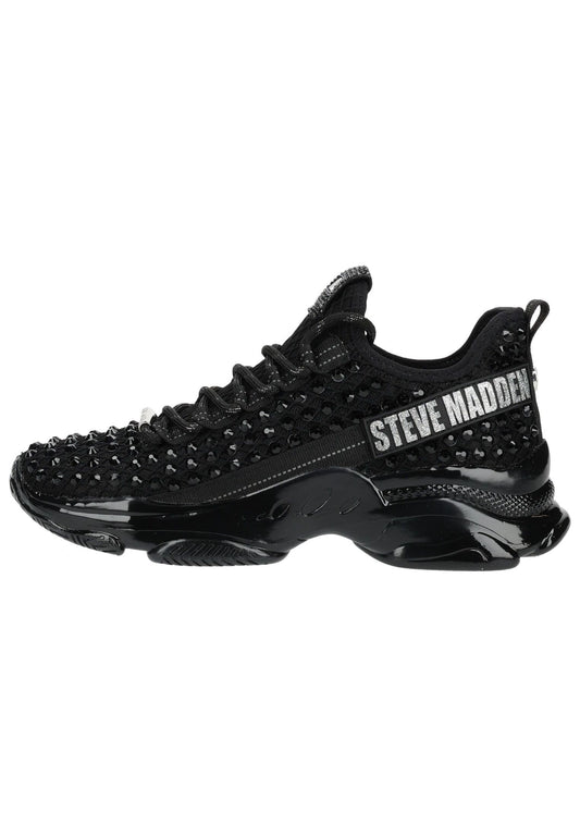 Steve Madden Sneaker Textil Schwarz/Schwarz
