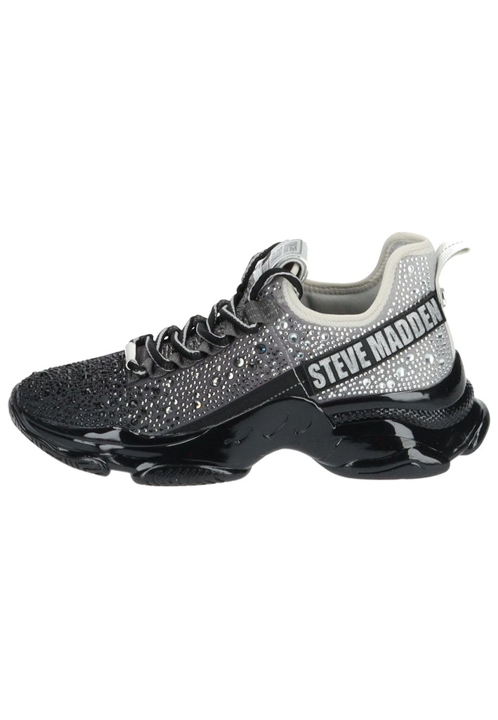 Steve Madden Sneaker Textil Schwarz/Silber