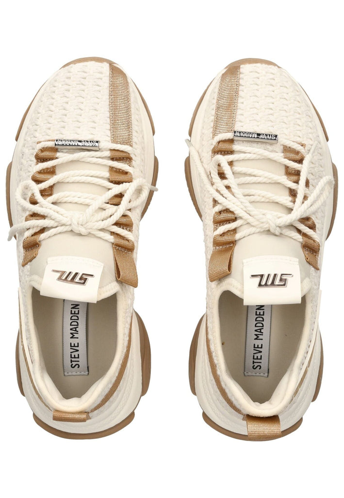Steve Madden Sneaker Textil Weiß/Beige