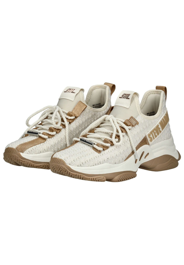 Steve Madden Sneaker Textil Weiß/Beige