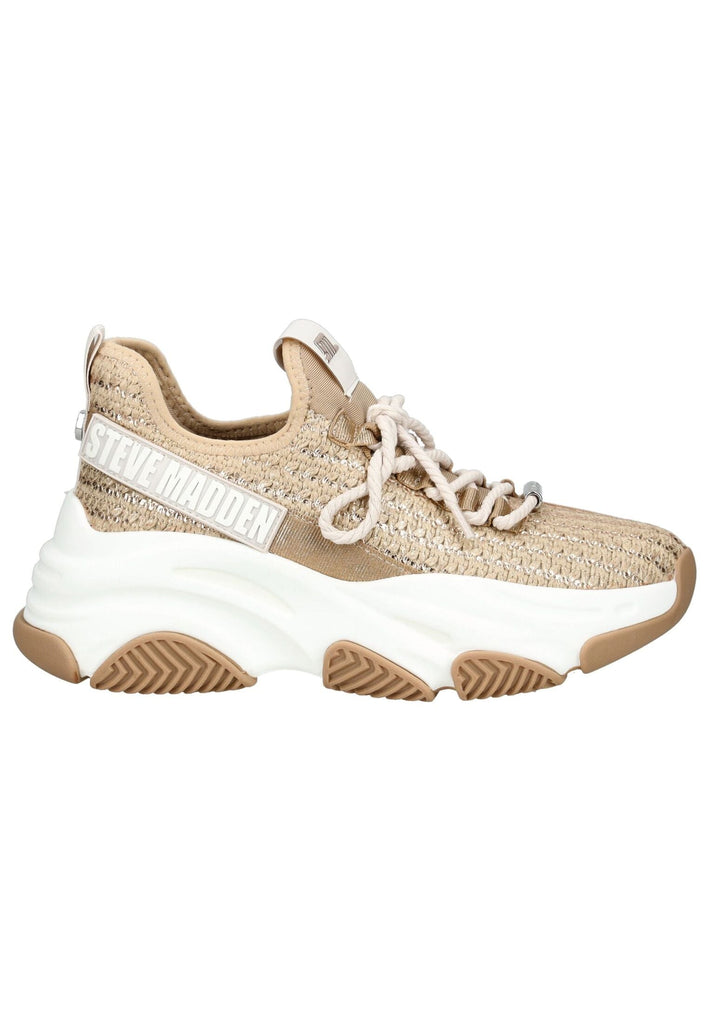Steve Madden Sneaker Textil Weiß/Beige