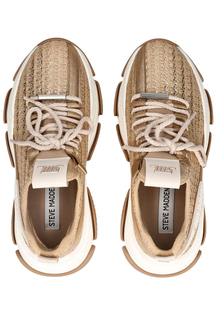 Steve Madden Sneaker Textil Weiß/Beige