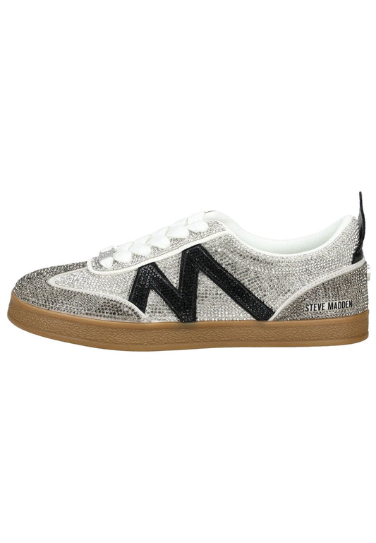 Steve Madden Sneaker Textil Weiß/Schwarz
