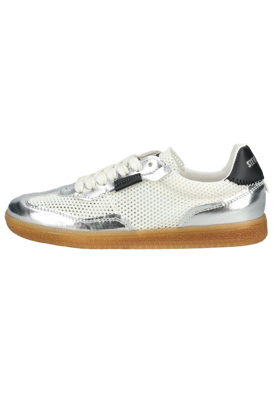 Steve Madden Sneaker Textil Weiß/Silber
