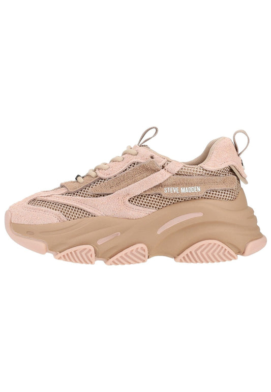 Steve Madden Sneaker Veloursleder/Textil Beige/Rosa