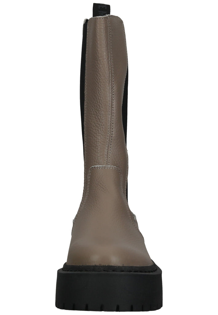 Steve Madden Stiefel Leder Beige/Schwarz