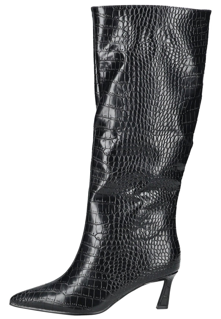 Steve Madden Stiefel Leder Croco Black