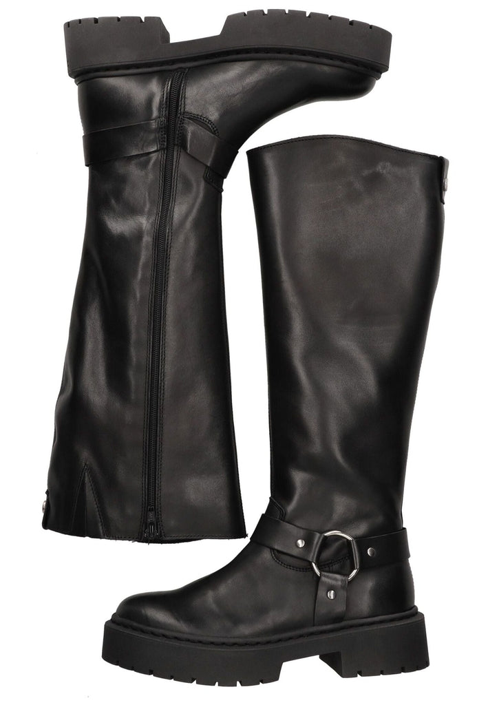 Steve Madden Stiefel Leder Schwarz