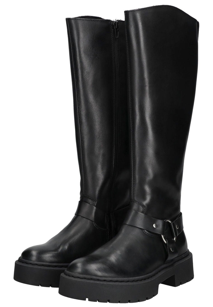 Steve Madden Stiefel Leder Schwarz