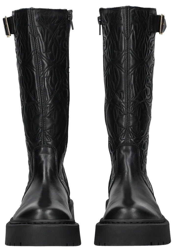 Steve Madden Stiefel Leder Schwarz Warmfutter
