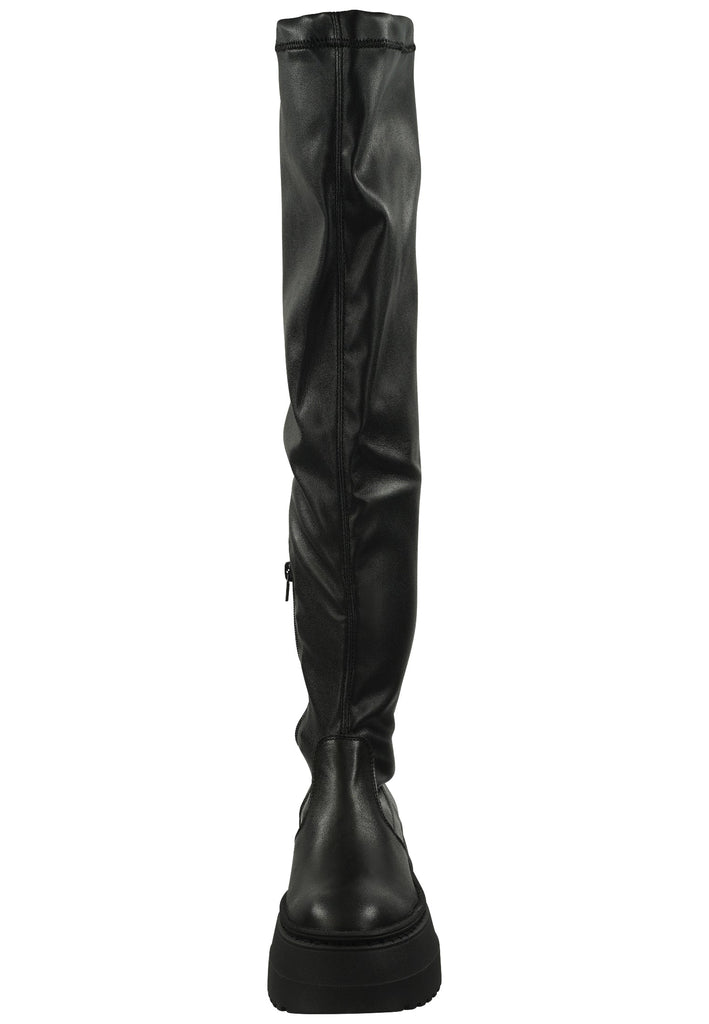 Steve Madden Stiefel Leder/Textil Schwarz