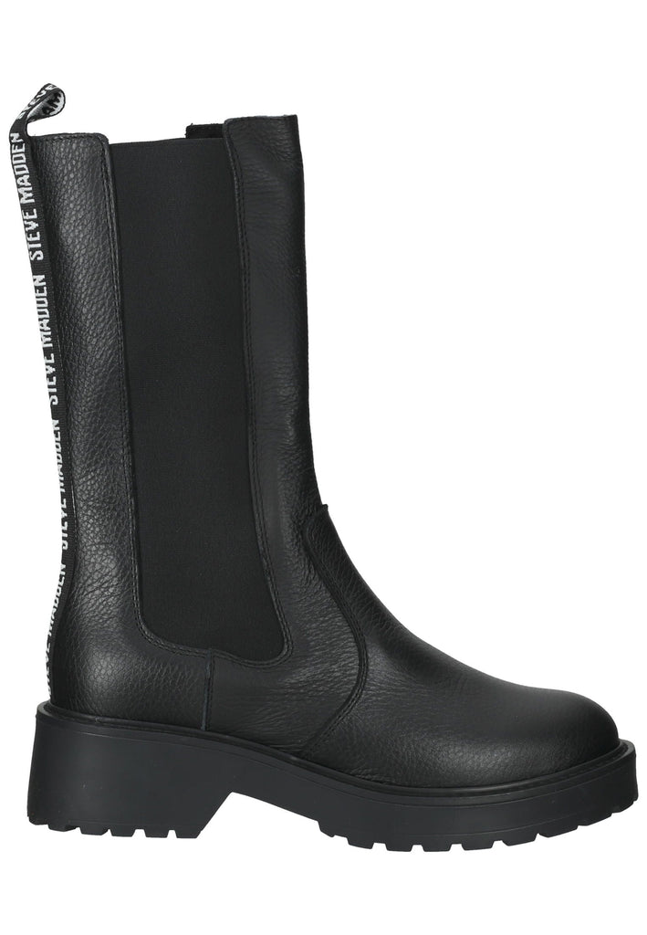 Steve Madden Stiefel Leder/Textil Schwarz