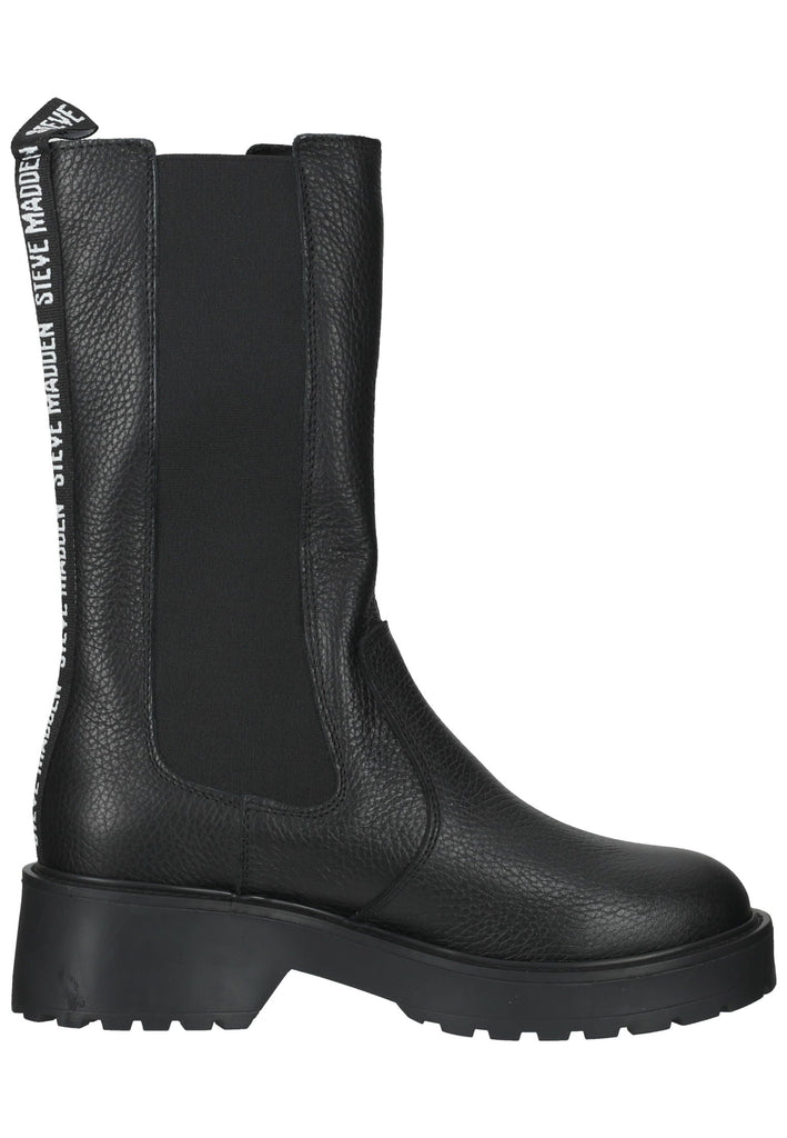 Steve Madden Stiefel Leder/Textil Schwarz
