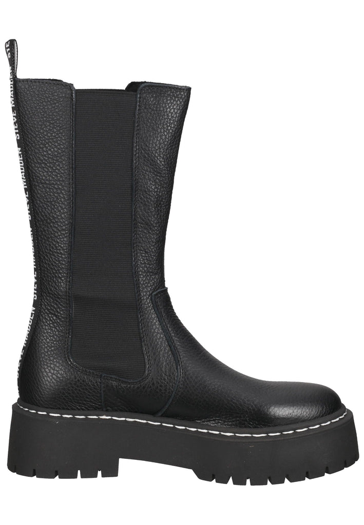 Steve Madden Stiefel Leder/Textil Schwarz