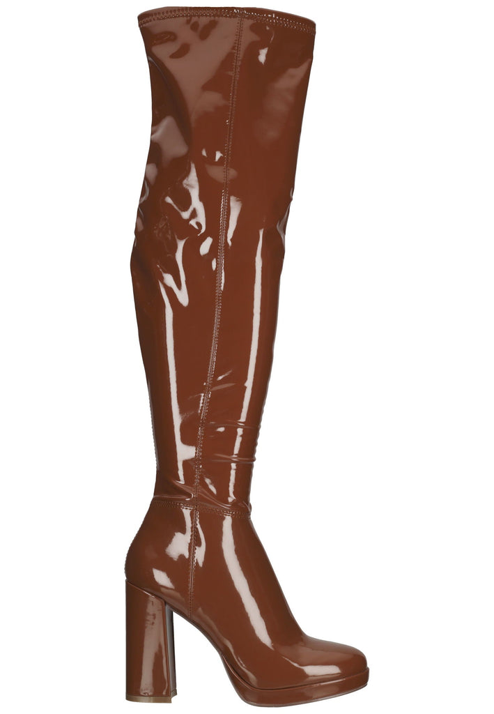 Steve Madden Stiefel Lederimitat Cognac