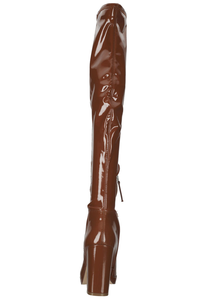 Steve Madden Stiefel Lederimitat Cognac