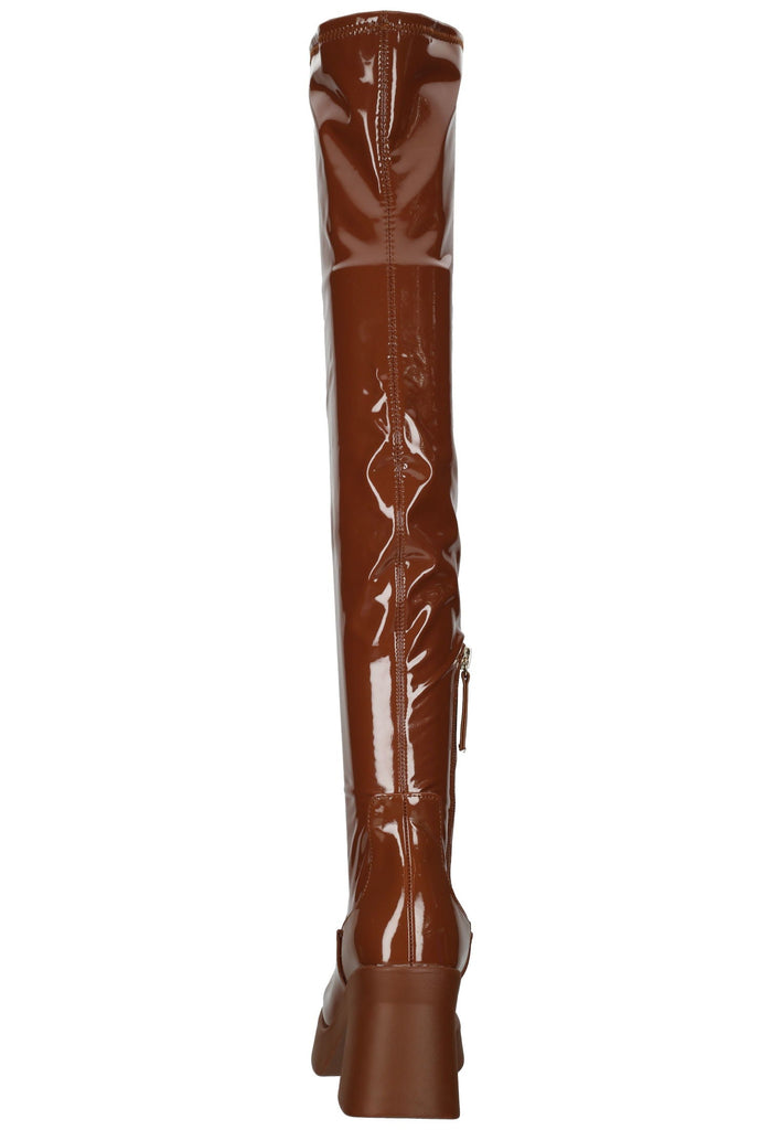 Steve Madden Stiefel Lederimitat Cognac