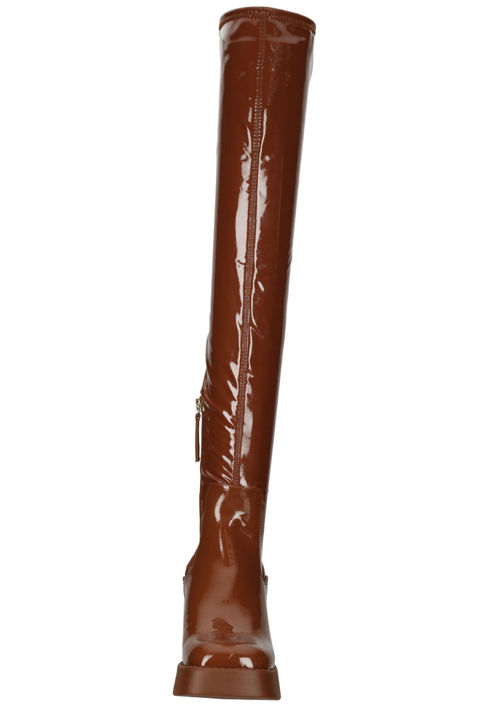 Steve Madden Stiefel Lederimitat Cognac