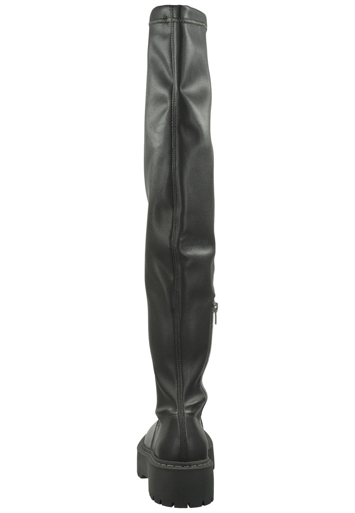 Steve Madden Stiefel Lederimitat Grau