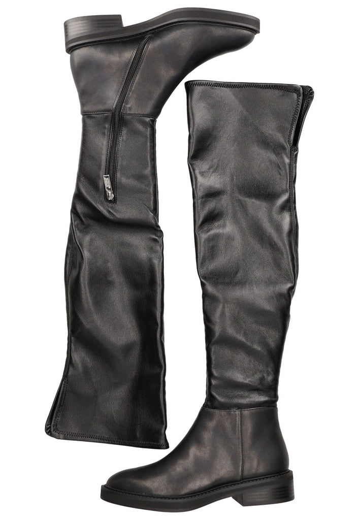 Steve Madden Stiefel Lederimitat Schwarz