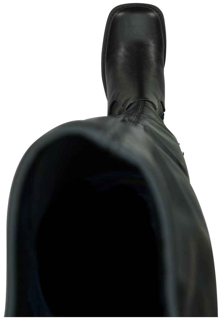 Steve Madden Stiefel Lederimitat Schwarz