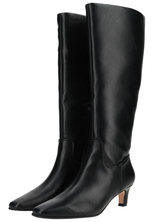 Steve Madden Stiefel Lederimitat Schwarz/Schwarz