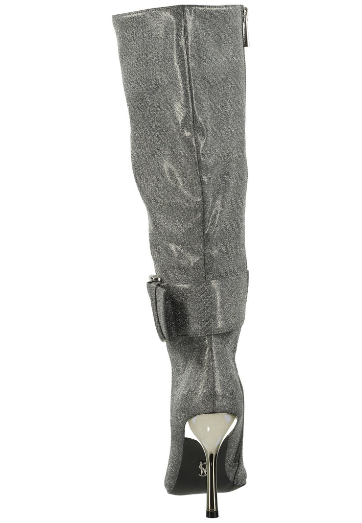 Steve Madden Stiefel Lederimitat Silber