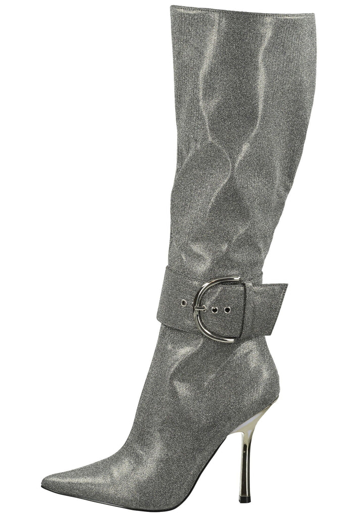 Steve Madden Stiefel Lederimitat Silber