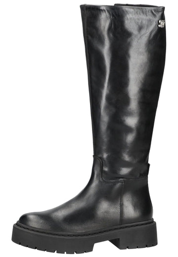 Stiefel Steve Madden Stiefel Leder Schwarz Warmfutter